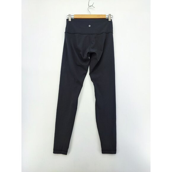 Lululemon Women's Wunder Under Black High-Rise Leggings Size 8 - Picture 2 of 8